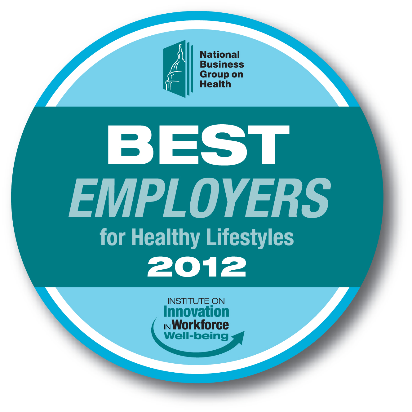 2012 Best Employer for Healthy Lifestyles Award logo