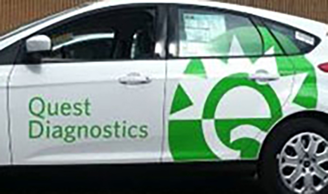 Quest Diagnostics courier photo