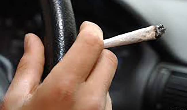 driving and smoking marijuana