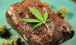 Marijuana brownie