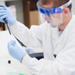 Man working in the lab