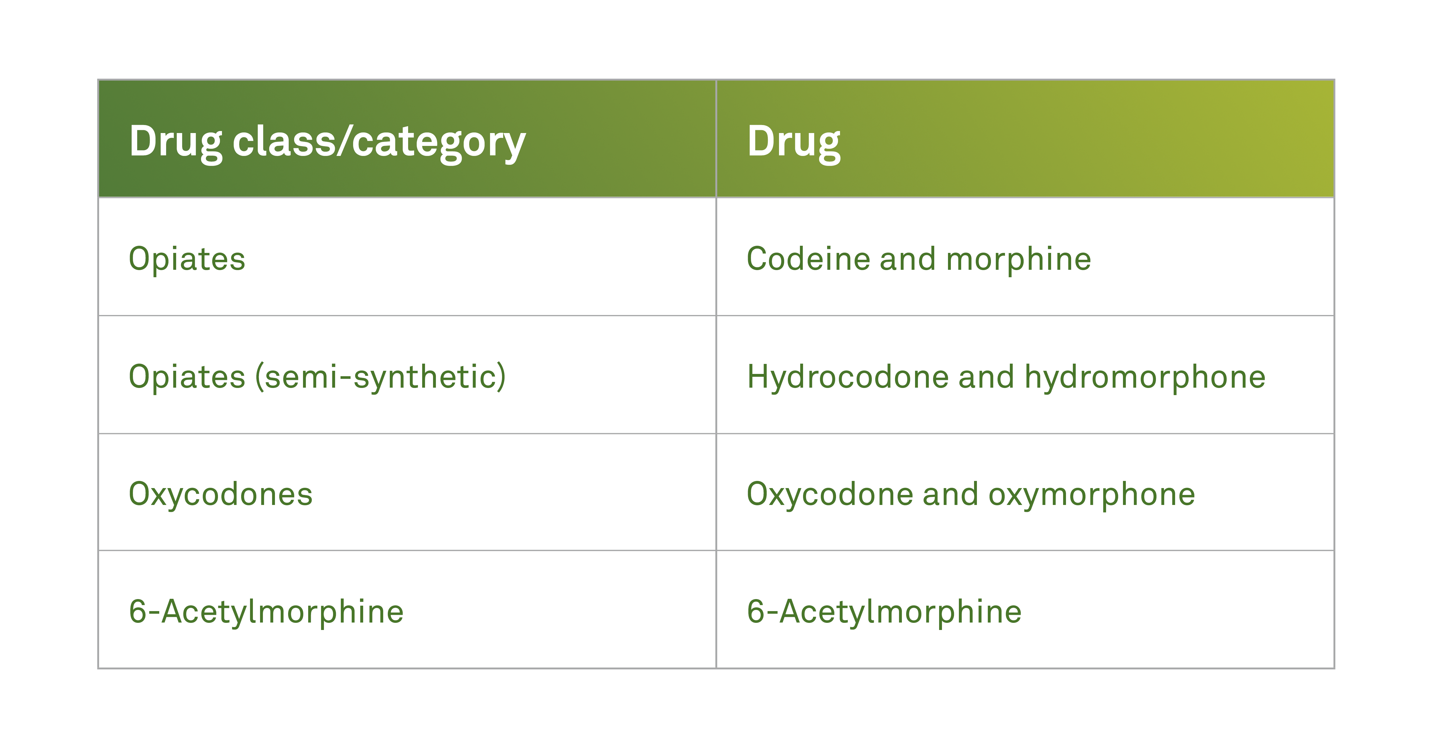 TRAMADOL URINE TOXICOLOGY OPIATE