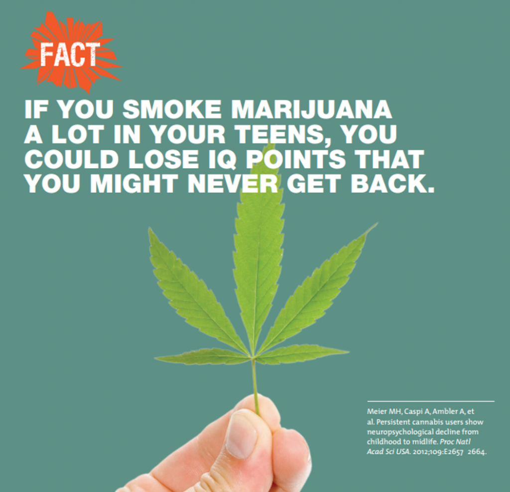 NIDA marijuana fact